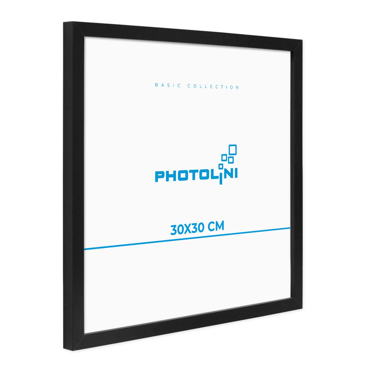 ﻿Photolini Collagerahmen 30x30 cm Modern Schwarz für 5 Bilder Acrylglas Begrenztes Angebot