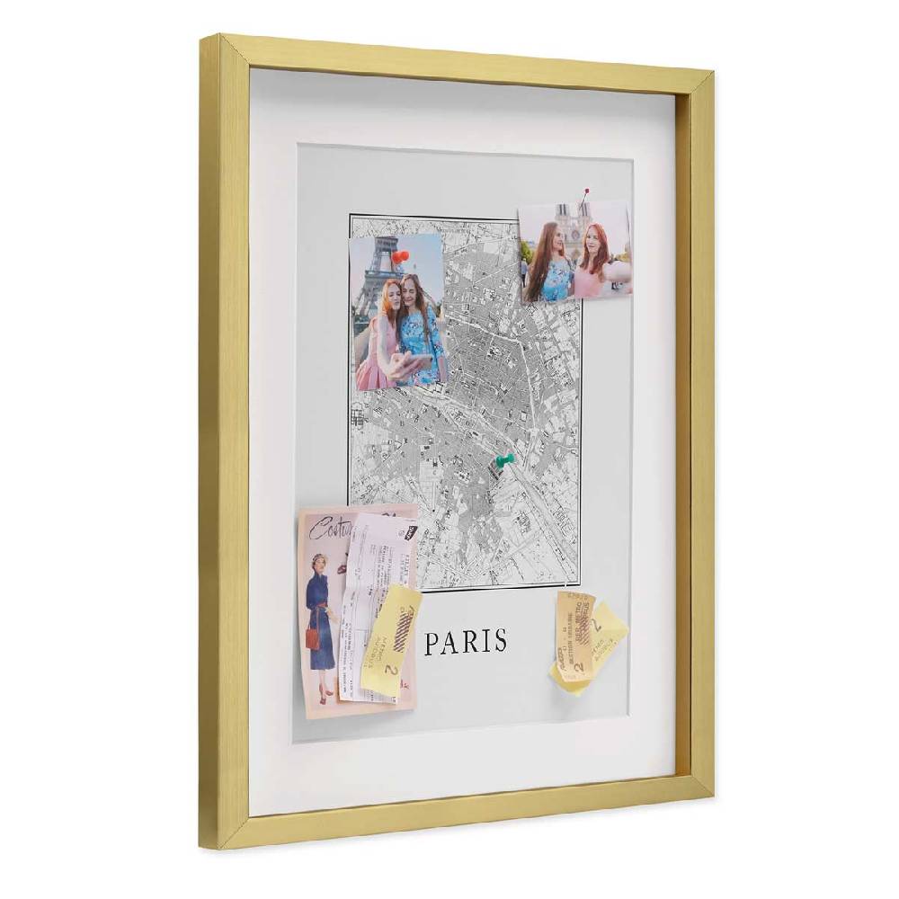Photolini 3D Bilderrahmen Gold 1,5 cm Objekttiefe VIP-Rabatte