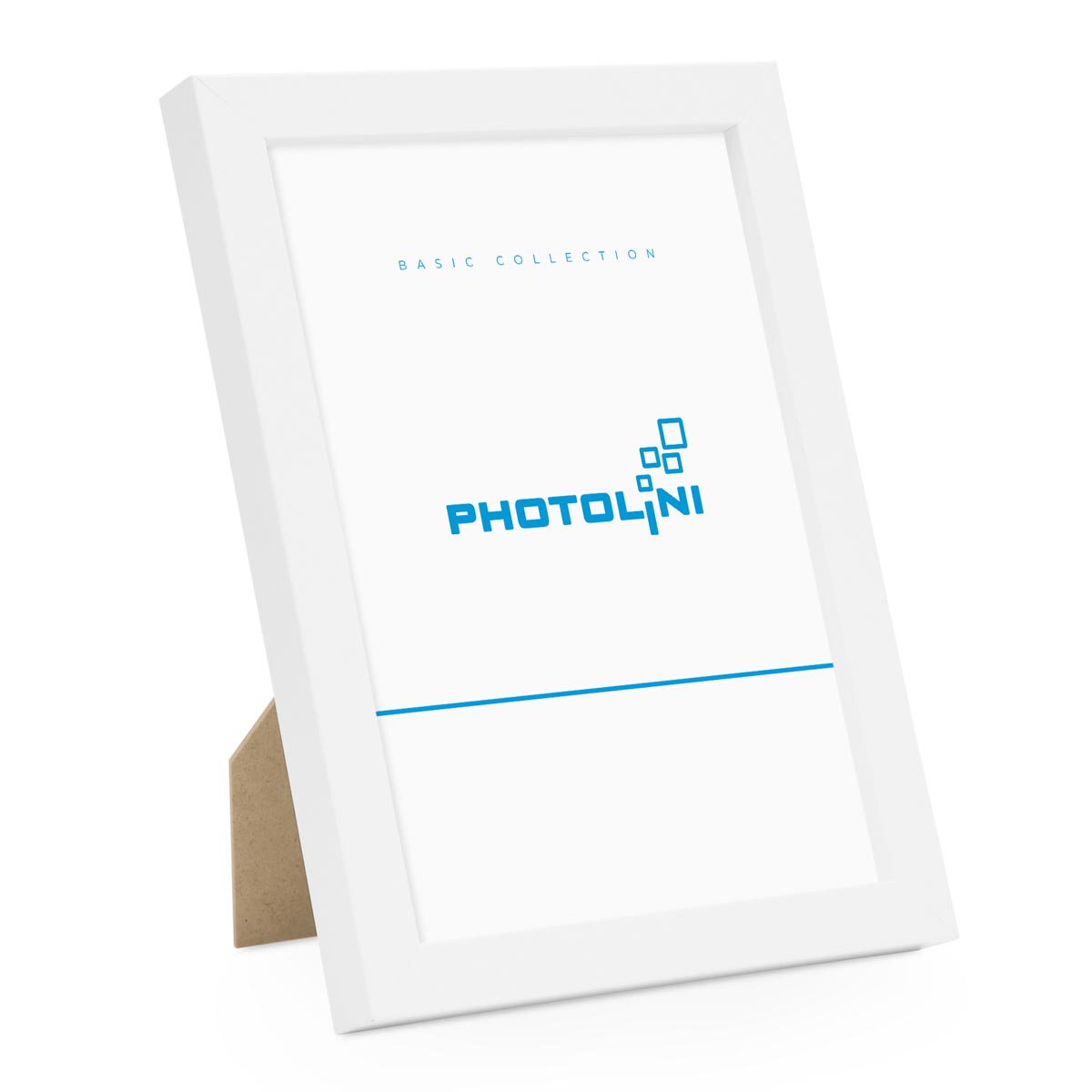 Photolini Bilderrahmen Modern Weiß mit Acrylglas