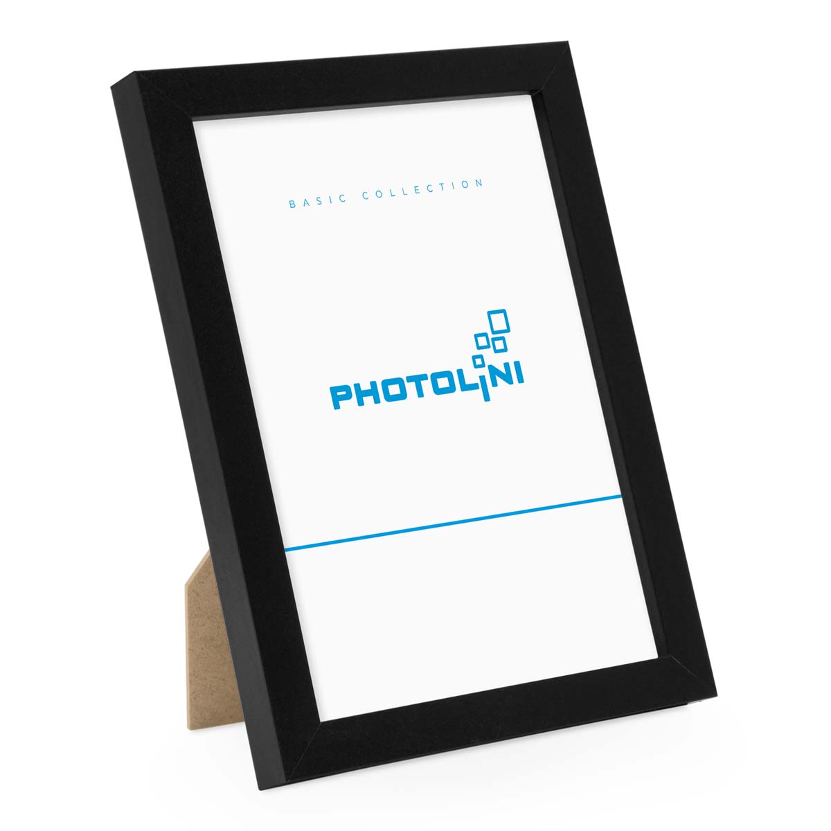Photolini Bilderrahmen Modern Schwarz mit Acrylglas