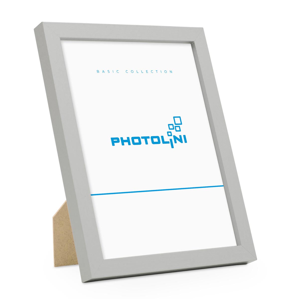 Photolini Bilderrahmen Modern Silber mit Acrylglas