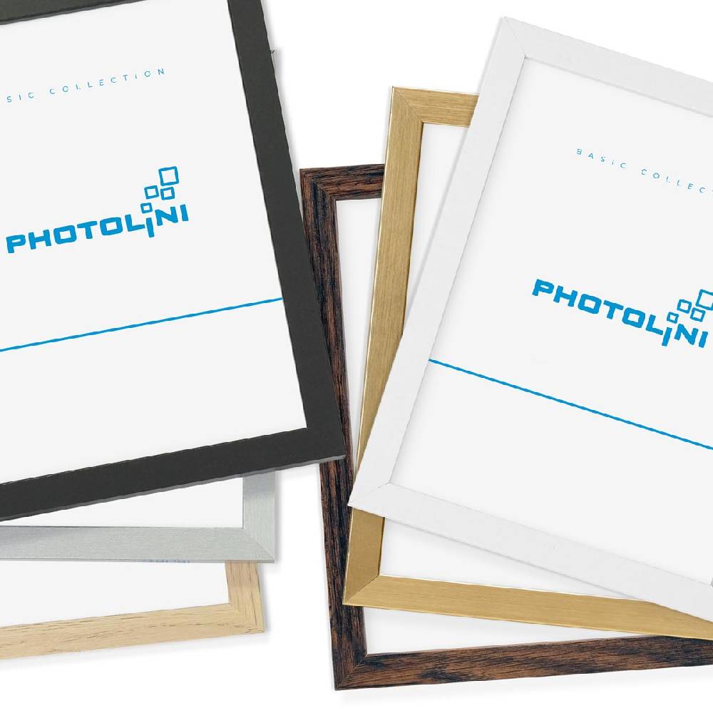 Photolini 3er Set Poster-Bilderrahmen 30x42 cm DIN A3 Eiche Dunkel aus MDF mit Acrylglas Limitierter Zeitrabatt