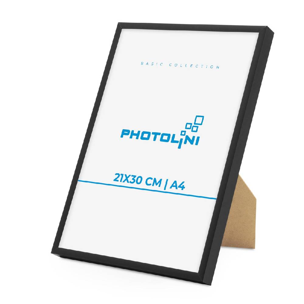Photolini Alu-Bilderrahmen Schwarz mit Acrylglas Cyber Monday