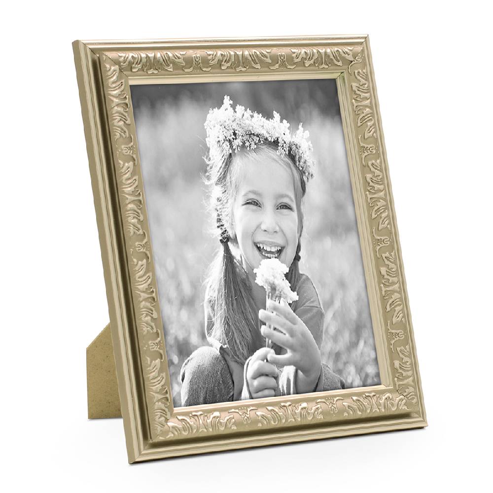 Photolini Bilderrahmen Silber Antik Ornamental