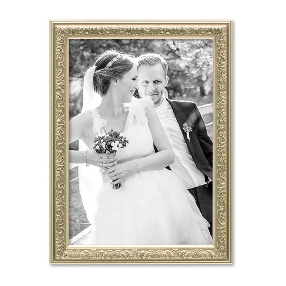 Photolini Bilderrahmen Silber Antik Ornamental 50% Rabatt mit kostenlosem Versand