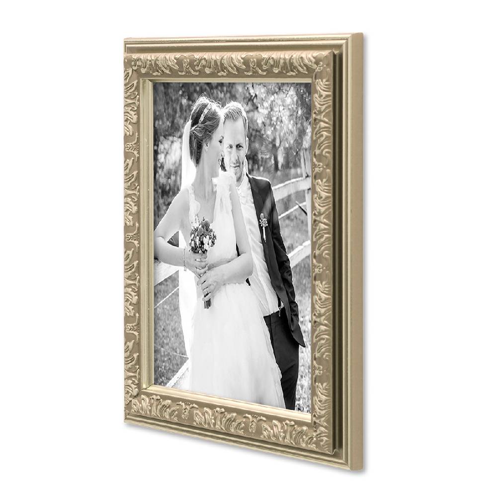 Photolini Bilderrahmen Silber Antik Ornamental 50% Rabatt mit kostenlosem Versand