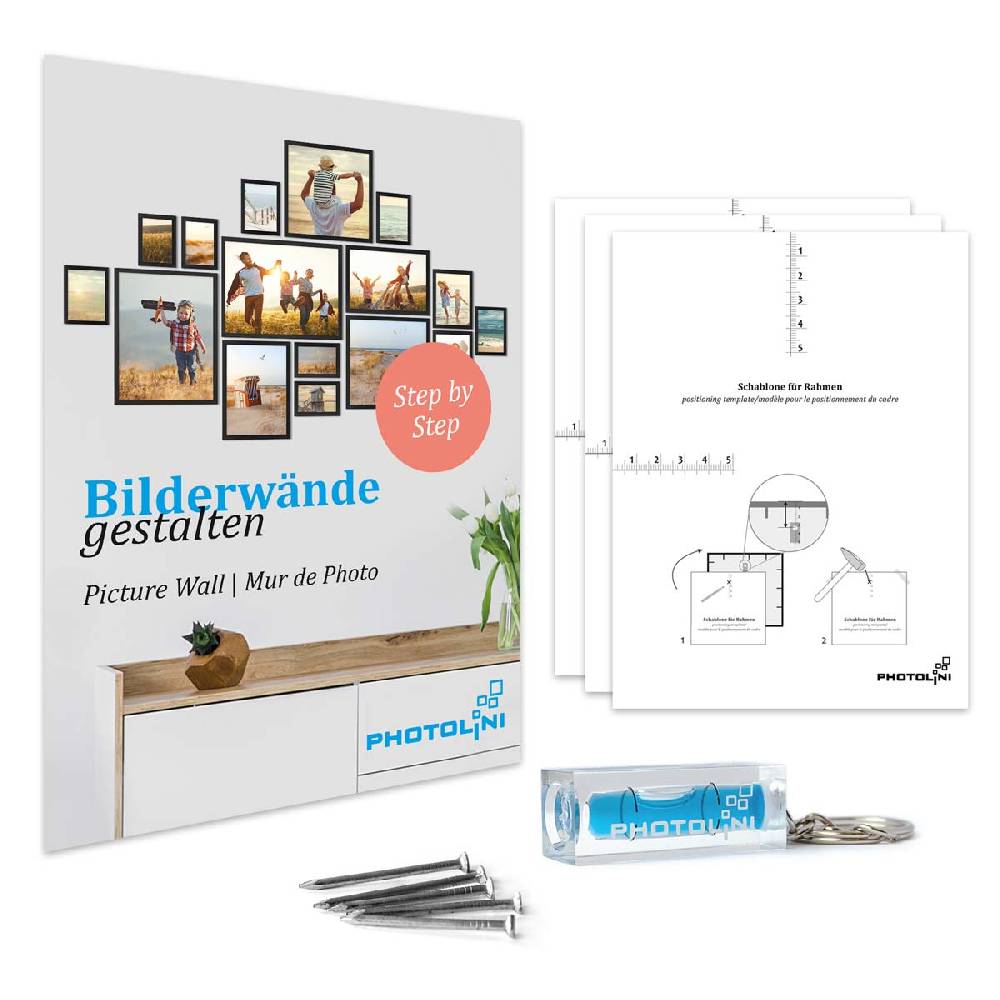Photolini 15er Bilderrahmen-Set Silber Barock Antik aus Kunststoff Top Angebot