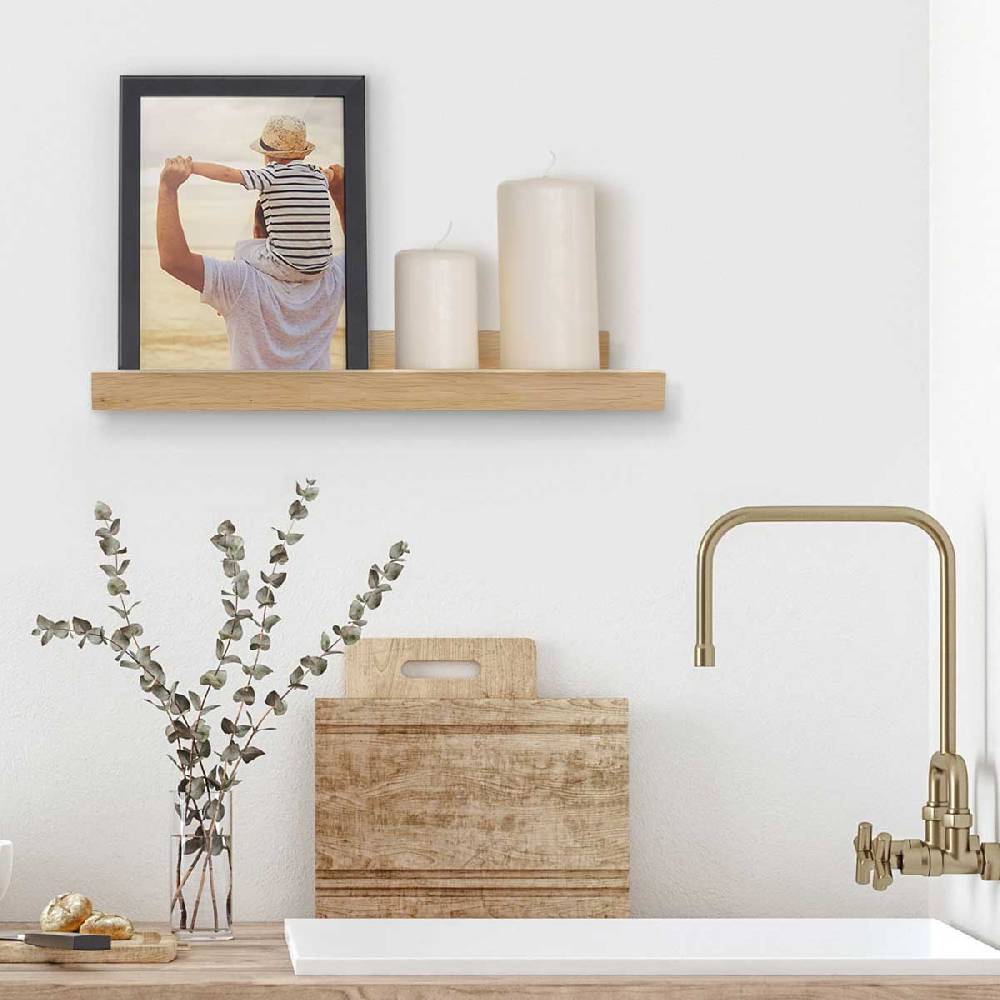 Photolini Bilderleiste Eiche Massiv 40 cm Saisonale Angebote