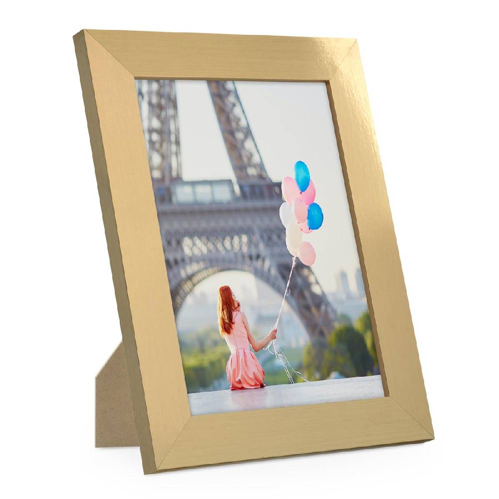 Photolini Bilderrahmen Basic Collection Modern Gold