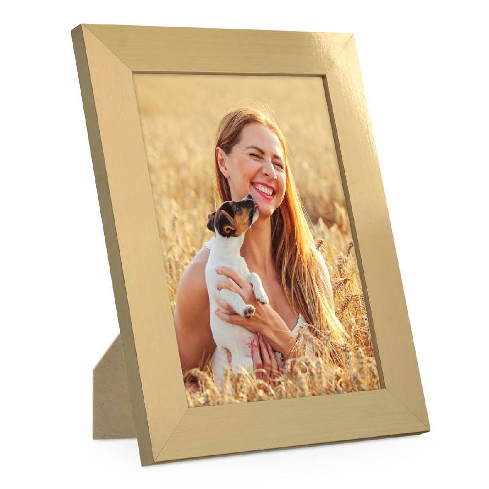 Photolini Bilderrahmen Basic Collection Modern Gold Clearance-Verkauf