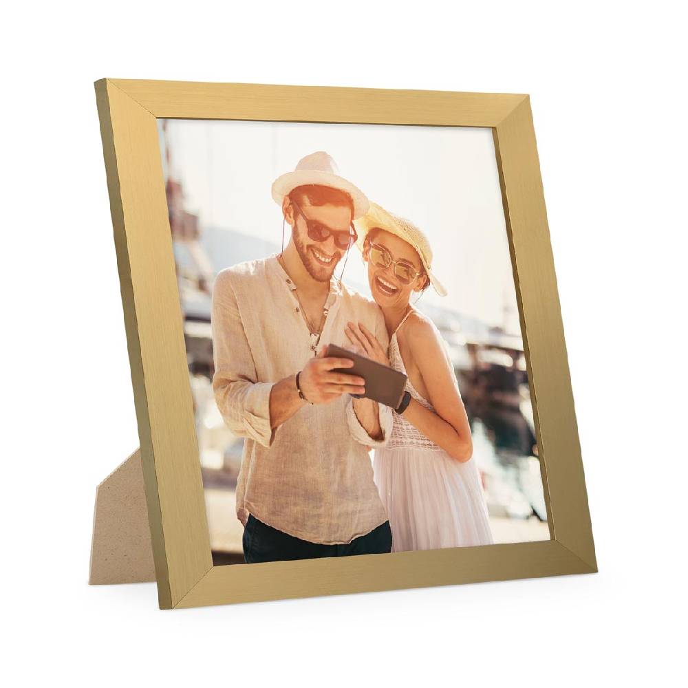 Photolini Bilderrahmen Basic Collection Modern Gold Clearance-Verkauf