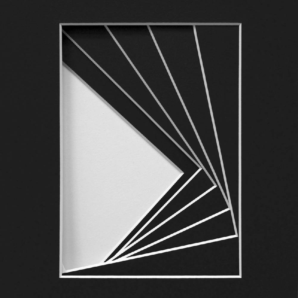 Photolini 5x Passepartout Schwarz Kostenloser Versand international
