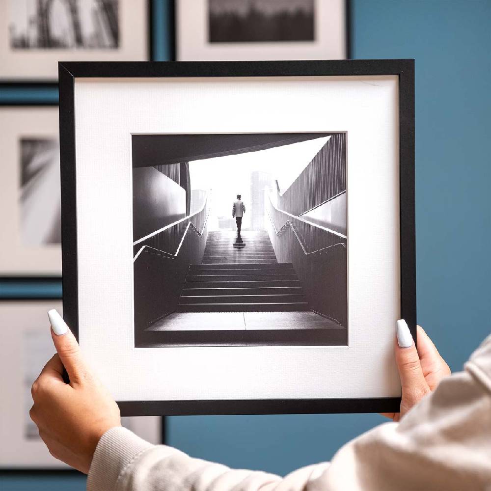 Photolini 5x Passepartout Reinweiß Speichern exportieren
