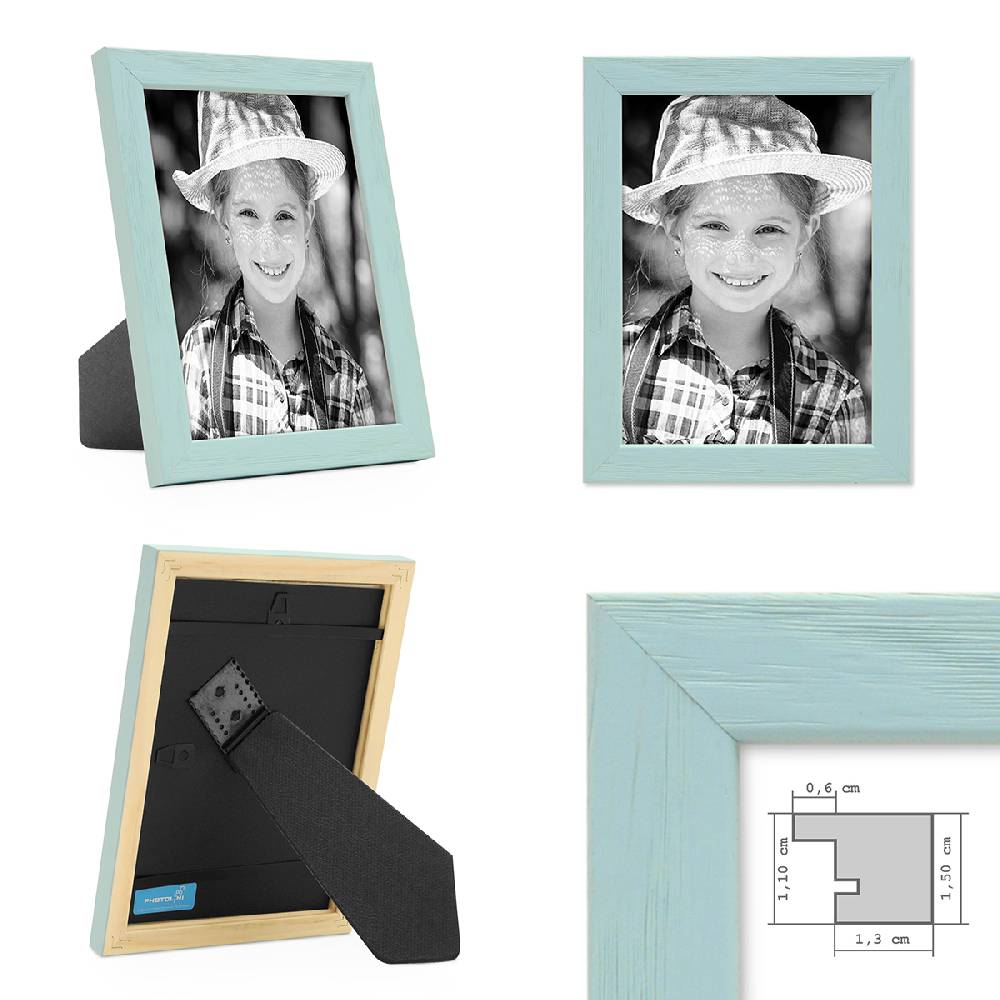 Photolini Bilderrahmen 5er Set Bunt 15x20 cm | Acrylglas Valentinstagsangebot
