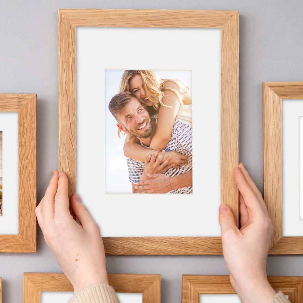 Photolini 10er Mix Passepartouts Creme-Weiß (für Rahmen je 2x 10x15, 13x18 und je 3x 15x20 und 21x30 cm) Neueste Mode