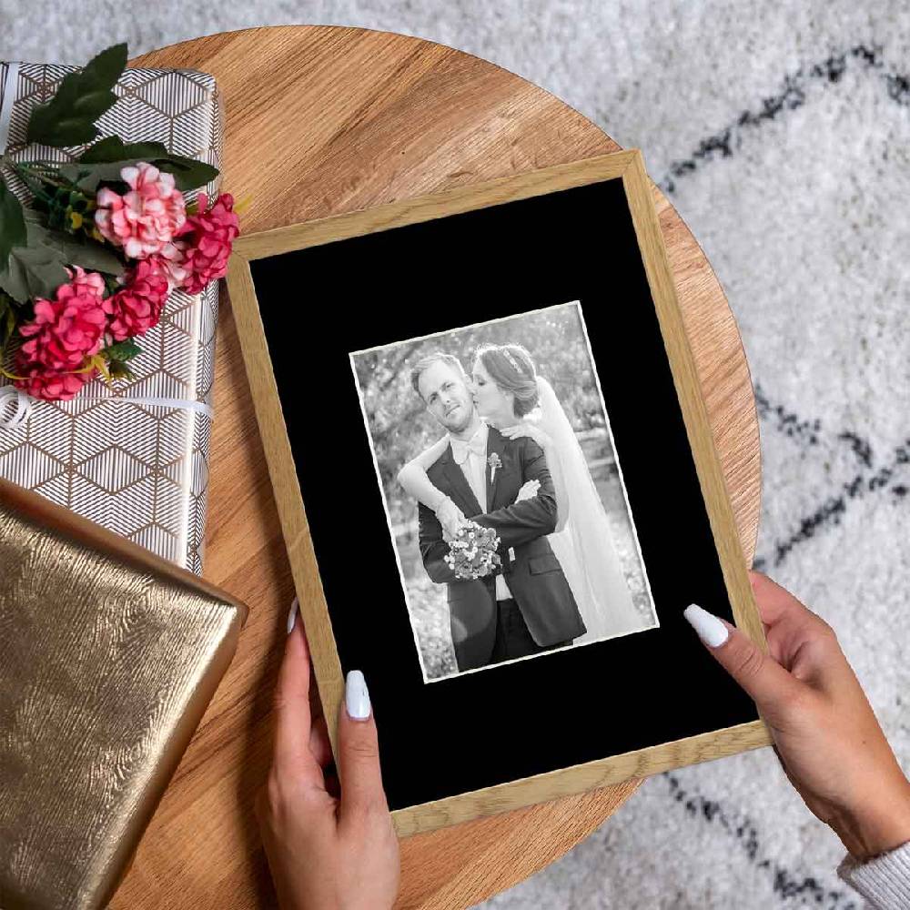 Photolini 10er Mix Passepartouts Schwarz (für Rahmen je 2x 10x15, 13x18 und je 3x 15x20 und 21x30 cm) Online Outlet