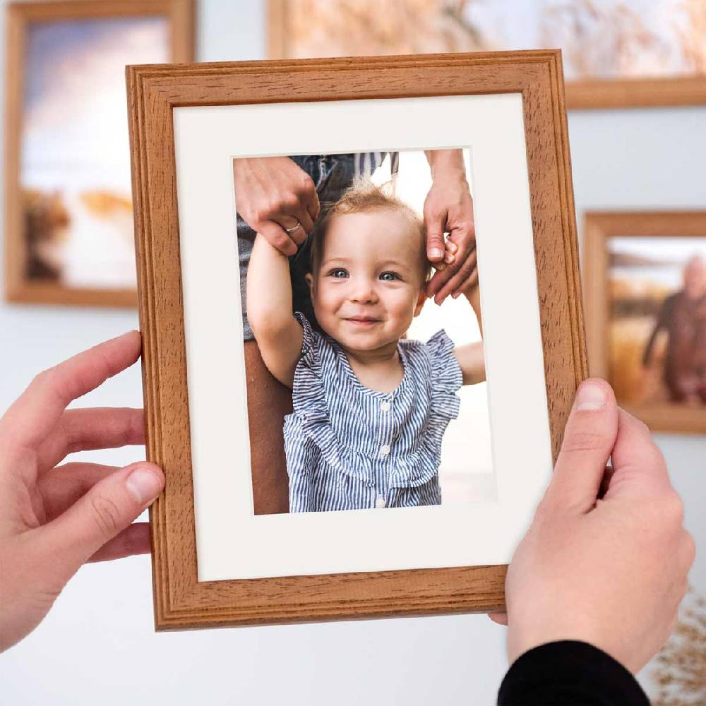 Photolini Passepartouts Creme-Weiß für 12er Rahmen-Set No.1 Große Rabatte