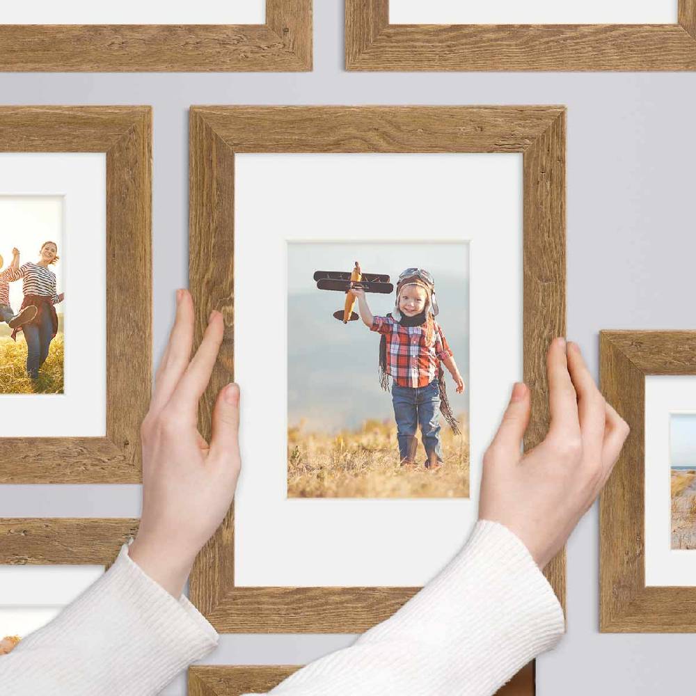 Photolini Passepartouts Creme-Weiß für 15er Rahmen-Set No.1 Tägliche Deals