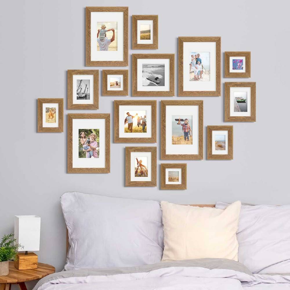 Photolini Passepartouts Creme-Weiß für 15er Rahmen-Set No.1 Tägliche Deals