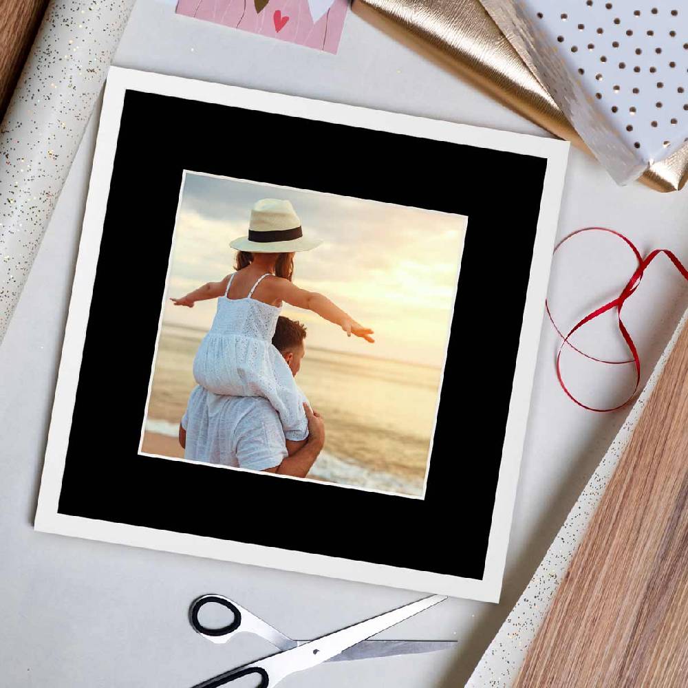 Photolini 10er Mix Passepartouts Schwarz (je 2x für Rahmen 13x18, 15x20, 21x30, 30x30 und 30x40 cm) Tiefpreis