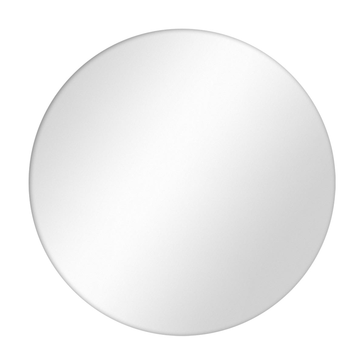 Photolini Spiegel Rund ohne Rahmen 50 cm Begrenzte Freigabe