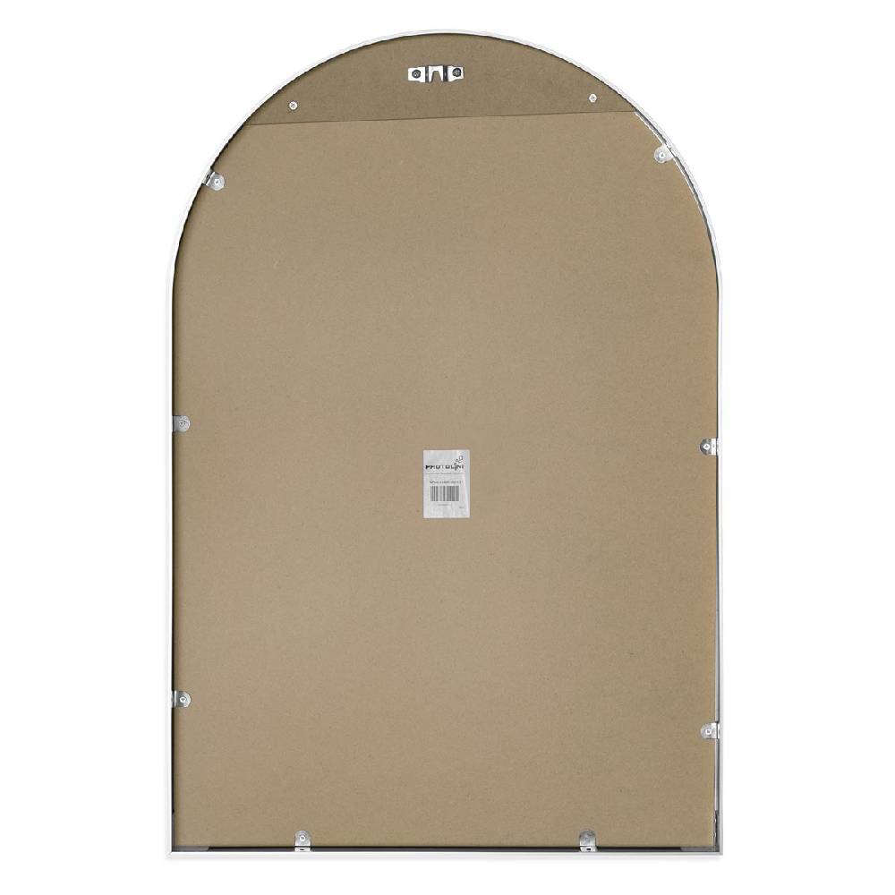 Photolini Spiegel Rundbogen Silber mit Metallrahmen 50x75 cm Bis zu 65% Rabatt