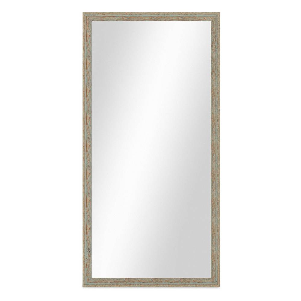 Photolini Wand-Spiegel 56x106 cm Grau-Grün Shabby-Chic Vintage / Spiegelfläche 50x100 cm Clearance-Verkauf