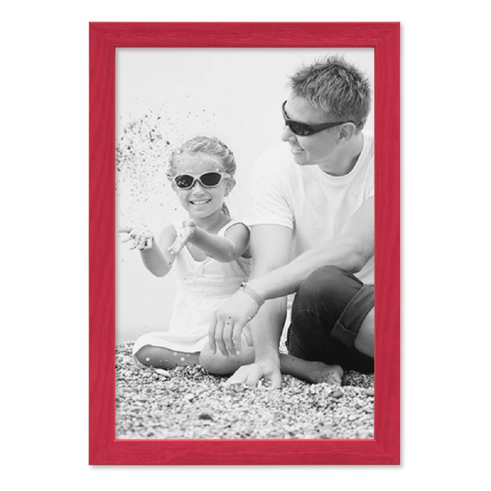 Photolini Bilderrahmen Rot mit Acrylglas 20x30 cm Weihnachtsangebot