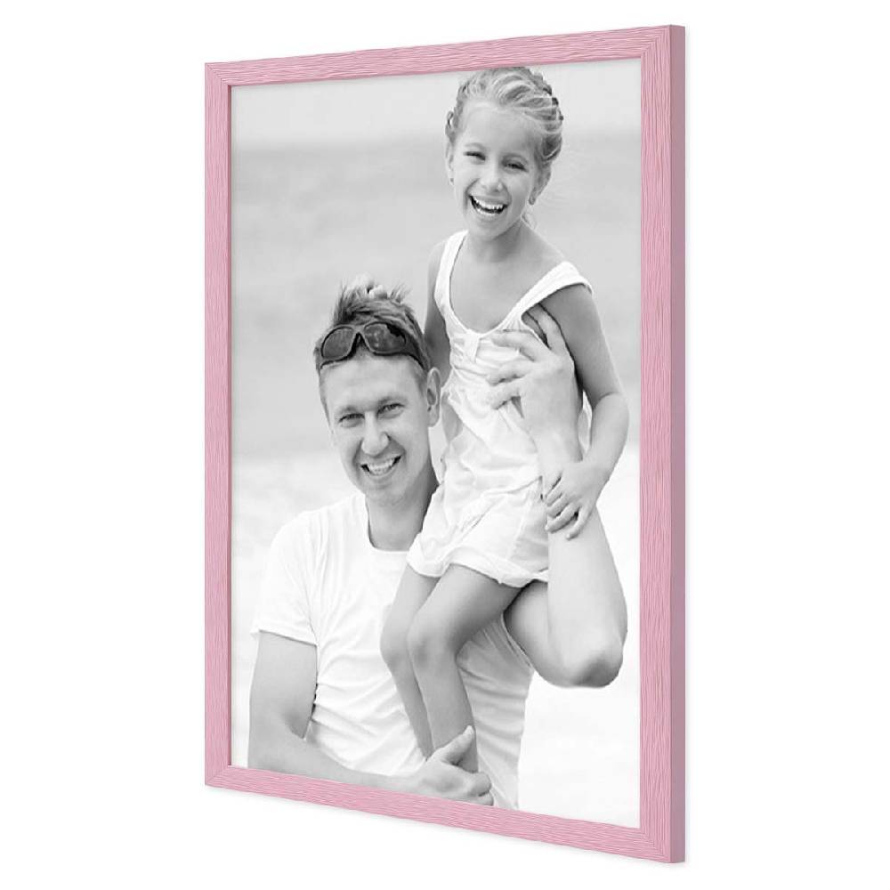 Photolini Bilderrahmen Rosa 30x42 cm / DIN A3 3er Set mit Acrylglas Lagerräumung