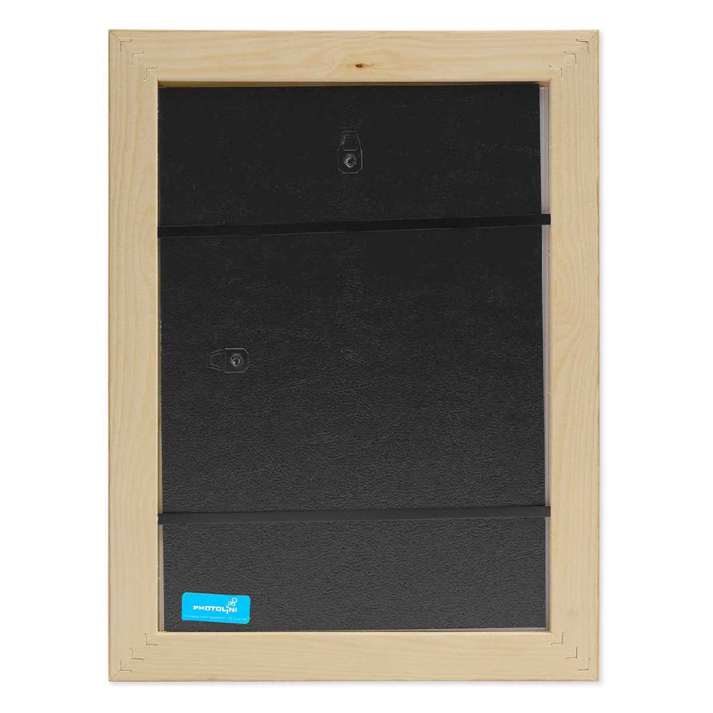 Photolini 5er Bilderrahmen-Set 20x20 cm Strandhaus Rustikal Eiche-Optik Natur Massivholz Hotsell