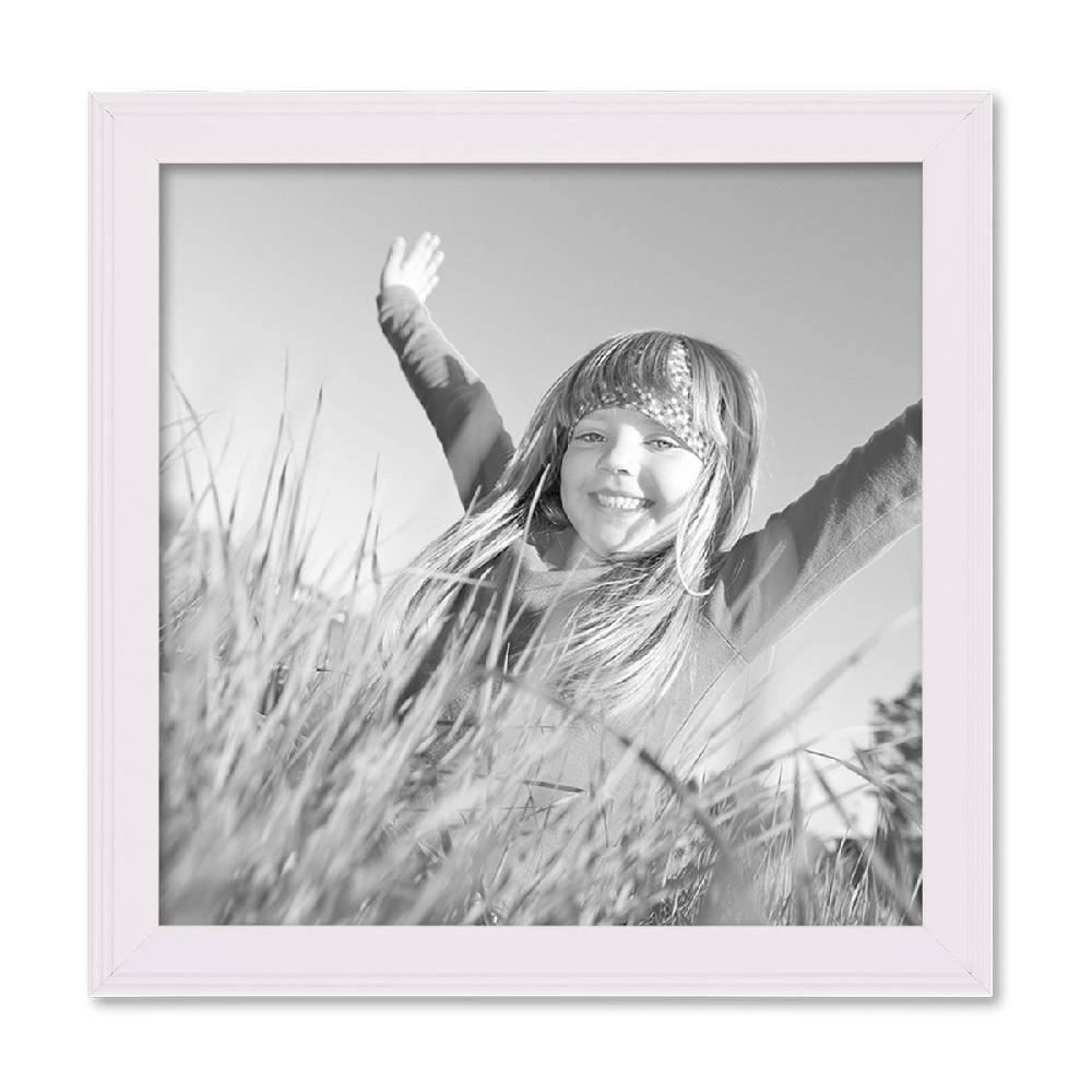 Photolini 5er Set Landhaus-Bilderrahmen 20x20 cm Weiß Meist gekauft