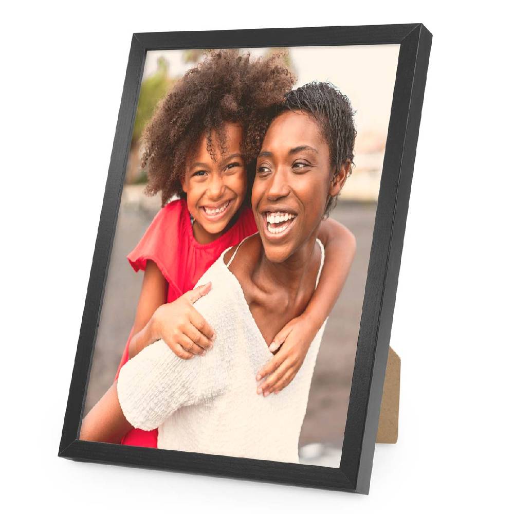 Photolini Holzrahmen Schwarz mit Acrylglas Fabrik Onlineshop