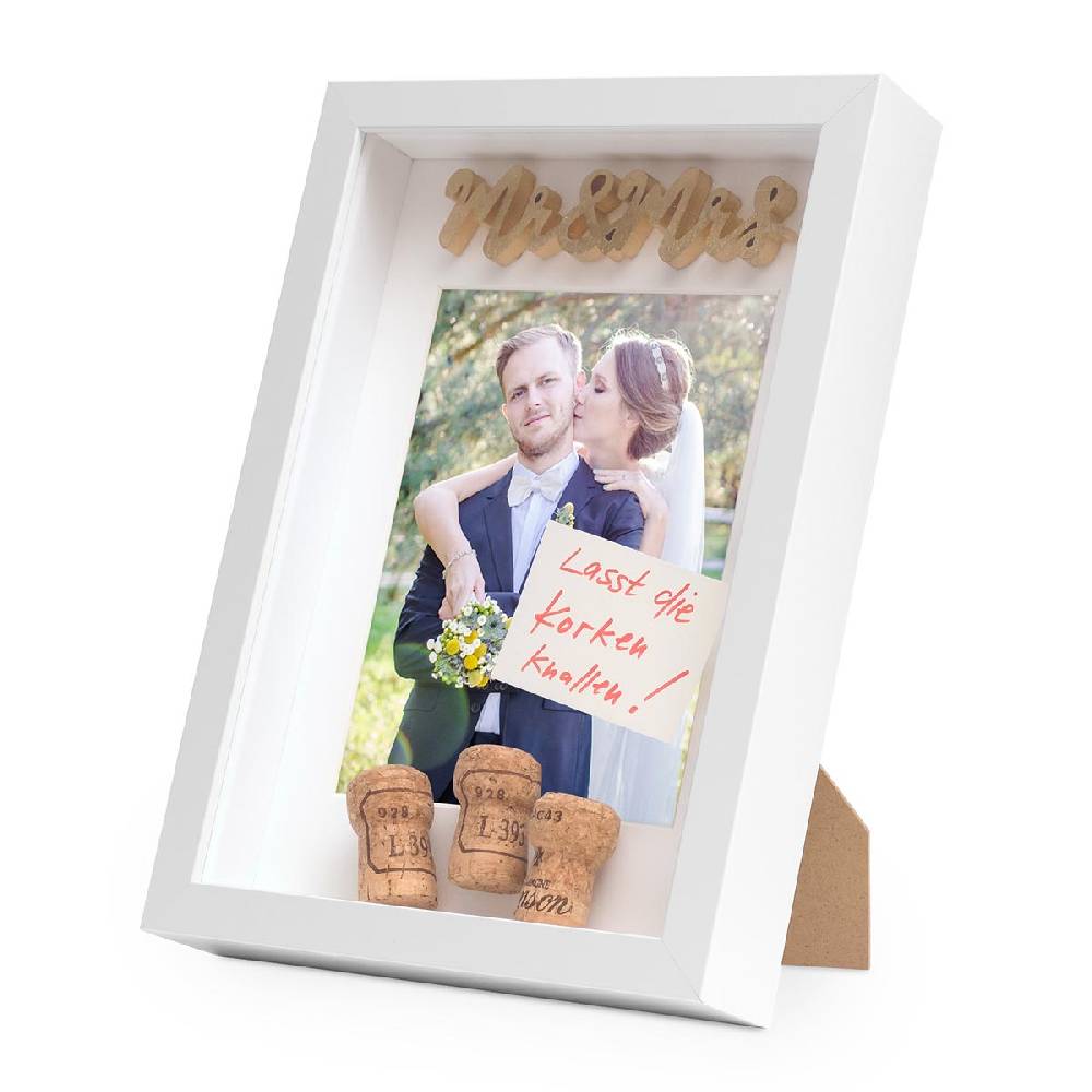 Photolini 3D Bilderrahmen Tief Weiß 3 cm Objekttiefe Zeitlich begrenztes Angebot