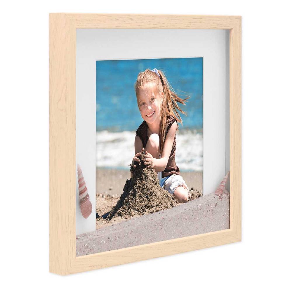Photolini 3D Bilderrahmen Natur 1,5 cm Objekttiefe Valentinstagsangebot