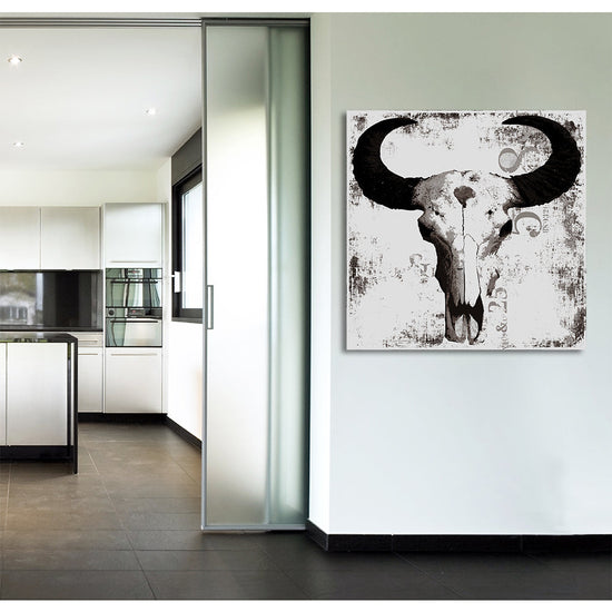 Queen Kerosin Acrylglasbild - Bulls Skull Black Wochenangebot