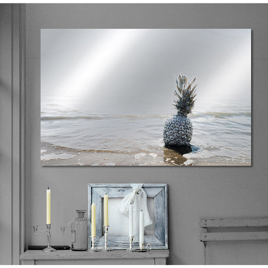 Queen Kerosin Aluminiumbild - Stranded Pineapple Große Rabatte