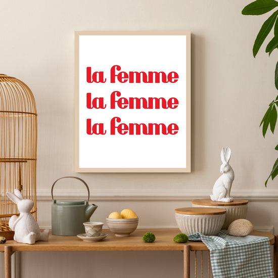 Queen Kerosin Rahmenbild - La Femme La Femme La Femme Letzte 3 Tage