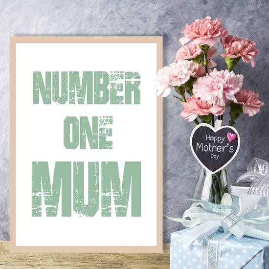 Queen Kerosin Rahmenbild - Number One Mum Super Rabatt