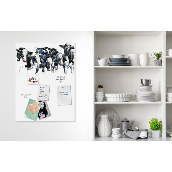 Queen Kerosin Magnetisches Markerboard - Group of cows Fabrik Onlineshop