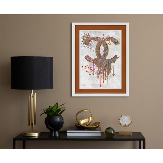 Queen Kerosin Rahmenbild mit Acrylpassepartout - Fashion CC Große Rabatte