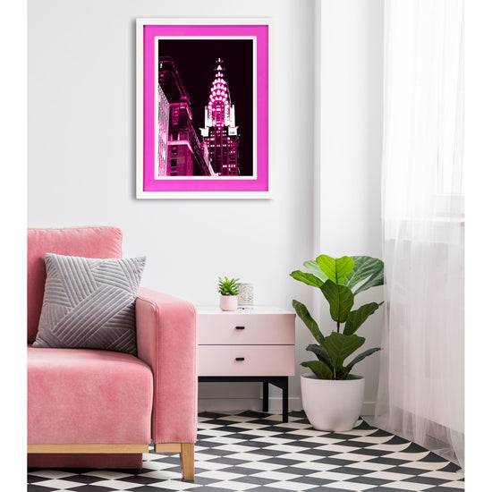 Queen Kerosin Rahmenbild mit Acrylpassepartout - New York Begrenzte Freigabe