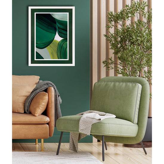 Queen Kerosin Rahmenbild mit Acrylpassepartout - Green Down Bis zu 50% Rabatt