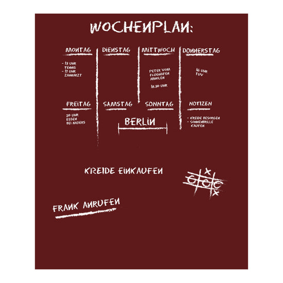 Queen Kerosin Tafelfolie - Rot Sonderangebot