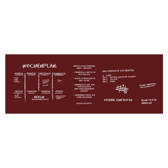 Queen Kerosin Tafelfolie - Rot Sonderangebot
