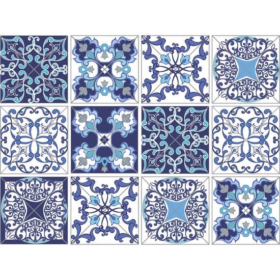Queen Kerosin Stickerfliesen - Jody 12er-Set Zeitlich begrenztes Angebot