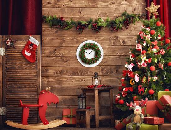 Queen Kerosin Christmas Fir Wreath Acrylglas-Uhr Kauf eins, bekomm eins gratis