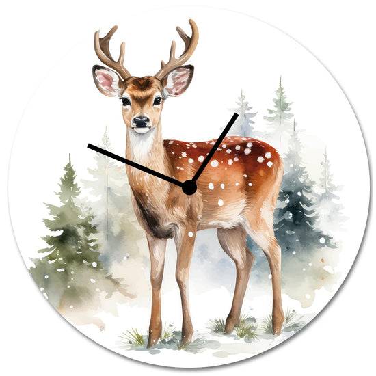 Queen Kerosin Cute Deer Acrylglas-Uhr Tägliche Deals