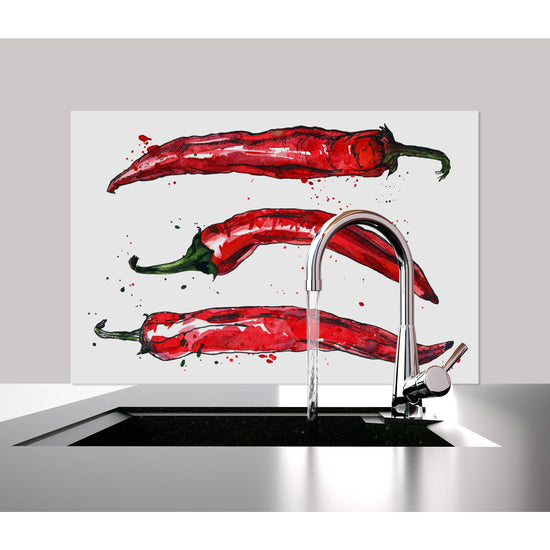 Queen Kerosin Spritzschutz - Chillies Große Rabatte