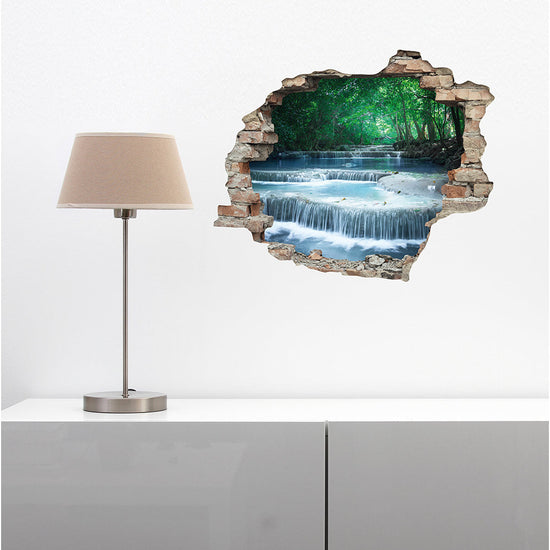 Queen Kerosin 3D Wandtattoo - Teich im Wald Speichern exportieren