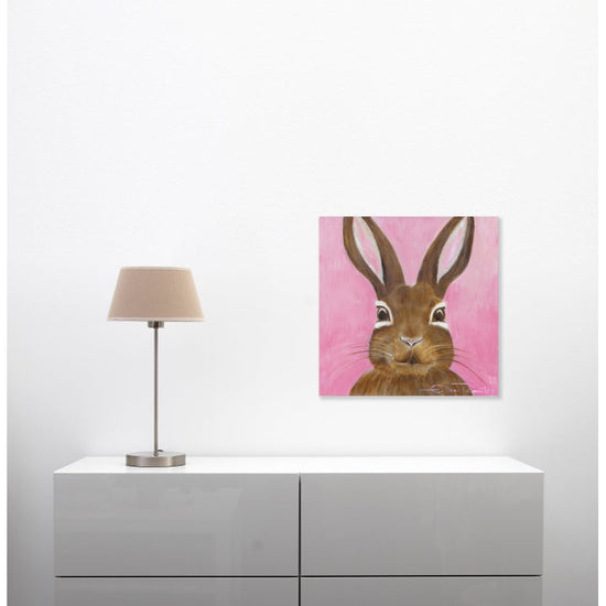 Queen Kerosin Leinwandbild - Hasi Pink Kostenloser Versand international